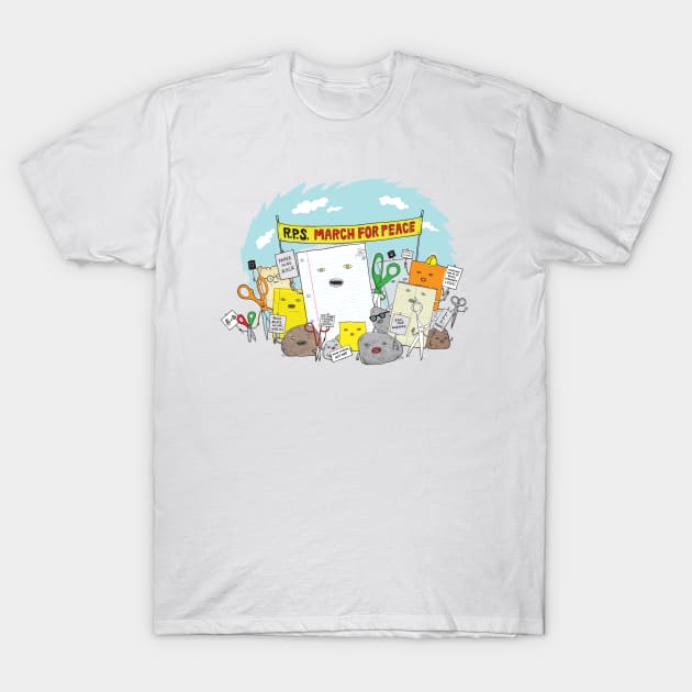 Paper Hugs Rock T-Shirt by Made With Awesome